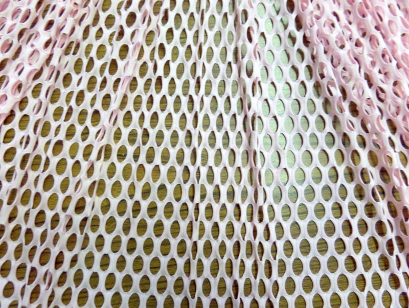 6. Lt. Pink Football Mesh